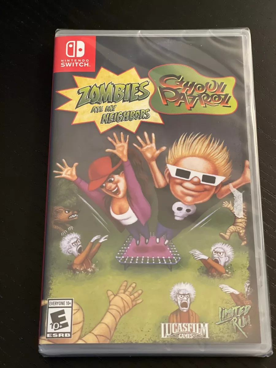 Limited Run Zombies Ate My Neighbors Ghoul Patrol Nintendo Switch Best Buy  Cover