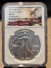2022 W American Eagle NGC MS70 First Day of Issue