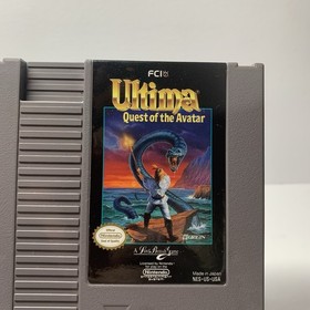 Ultima: Quest Of The Avatar (Nintendo NES, 1990) Cartridge Only Tested & Working