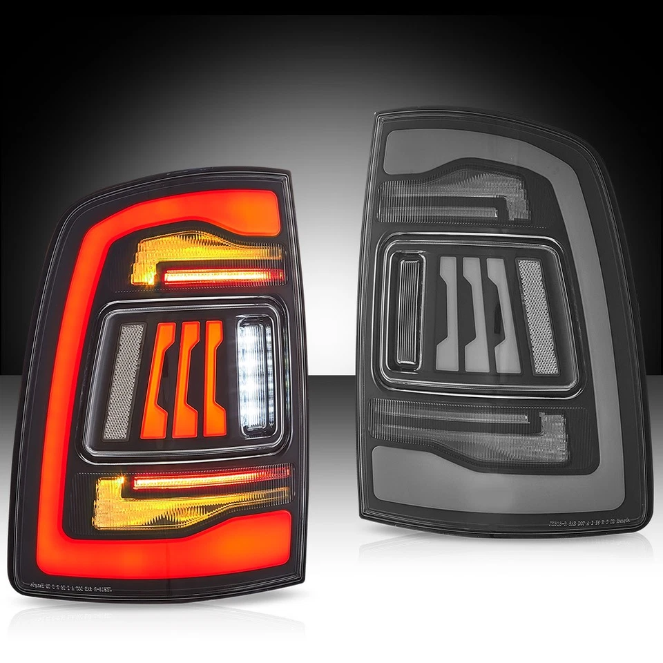 Luces traseras LED ahumadas para Dodge RAM 1500 2500 3500 DRL 2009-2018 con animación Foto 4 de 4