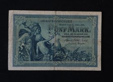 Germany/Reichskassenschein – 5 Mark (31 October 1904) [Fine]