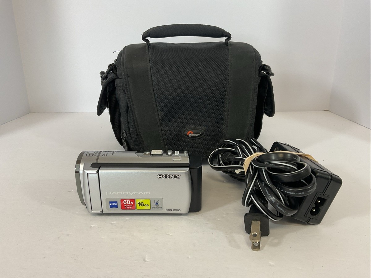 Sony DCR-SX63 16 GB Camcorder - Silver for sale online | eBay