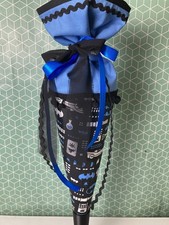 Schultüte 35cm, Geschwistertüte, Zuckertüte, Kindergartentüte, Stoff, Handarbeit