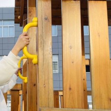 2 Pièces Poignées D'escalade pour Enfants Bords Lisses pour Extérieur, Jardin