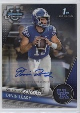 2023 Bowman U Chrome Chrome Prospect Auto Devin Leary #56 Auto 19lw
