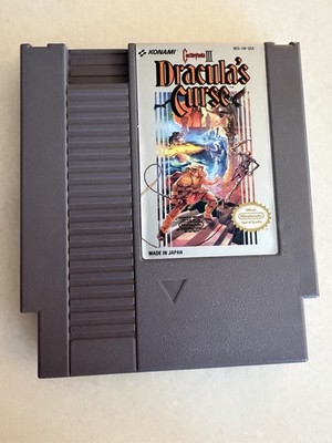 Castlevania III Dracula s Curse NES Clean Tested Authentic Cart w/ Sleeve