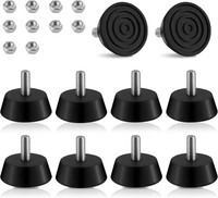 10 StüCk GummifüßE Schraubbar M6 X 32 Mm, Gummipuffer M6 Mit Mutter MöBelfüßE M6