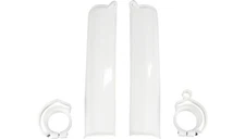 UFO Plastics Fork Slider Protectors White #KT03011047 KTM 125 MX/250 SX/500 SX