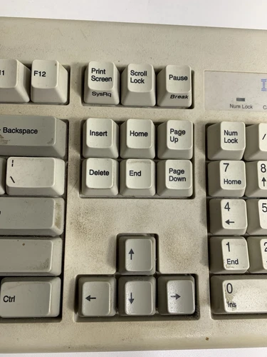 Vintage IBM Mechanical Keyboard KB-8923 P/N: 07H0665 UNTESTED - Picture 3 of 9