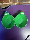Vintage Mirage Leonardo Raphael Plastic Cereal Bowl Teenage Mutant Ninja Turtles