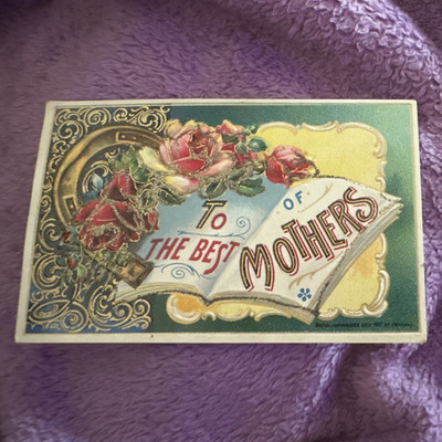 Mother s Day Postcard Original Litho Date Stamped Oct 21, 1913 w/ Envelope