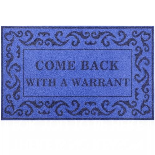 Inside Outside Entryway Mats Funny Door Mats Front Outdoor Door Mat Blue Come