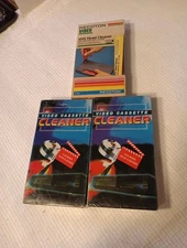1 Recoton VHS Head Cleaner Wet System-2 dry video cassette cleaners new sealed