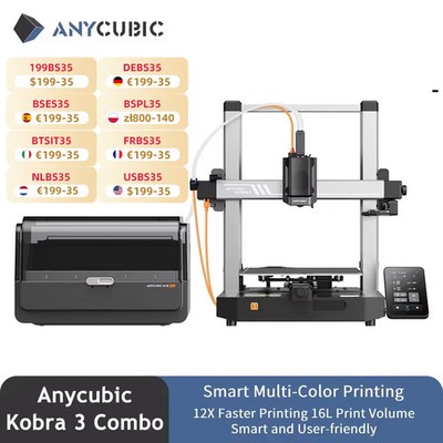 Multi-Color FDM 3D Printer Max 600mm/s Printing Speed Build Size 250x250x260mm