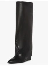 Madden Girl Women's Evannder Fashion Boot, Black Paris, 7, used