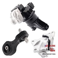 Set of 3 Engine Motor Mount  Trans Mount Compatible 2012-2015 Civic 1.8L Honda