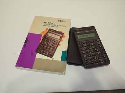 Perfect Hewlett-Packard HP 32SII RPN Scientific Calculator w/Case & Owner Manual