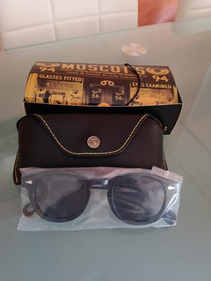 MOSCOT Lemtosh Sonnenbrille schwarz schwarze Gläser Größe MEDIUM 46