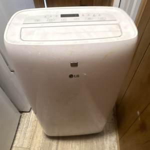 LG Portable Air Conditioner White Remote Control Digital Display Timer