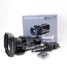 DVC IR 2.7K Ultra HD Camcorder Digital Video Camera With Box READ