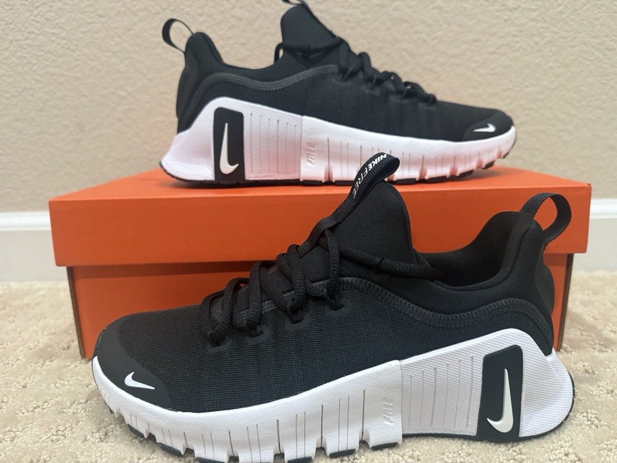 Women Nike Free Metcon 6 Black White FJ7126-001 size 5.5-12 | eBay