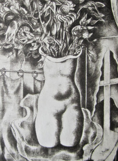 FINGESTEN M. Exlibris Ex Libris bookplate UNSIGNIERT erotic art nude akt RAR !!!