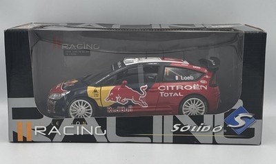 Citroen C4 WRC Red Bull S.LOEB - D.ELENA Solido  1/18 Scale
