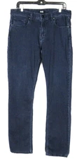 PAIGE Stretch Dark Wash FEDERAL Straight Leg Denim Jeans Men's 33 X 32