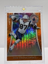2018 Panini Rookies & Stars Rob Gronkowski Airborne Orange Prizm /35 Patriots