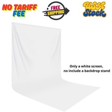 White Photo Backdrop Background, 10x20 ft White Screen for Photography, Seamless