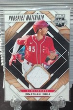 2020 Panini Elite Extra Edition - Prospect Materials Jonathan India #PM-JI Black