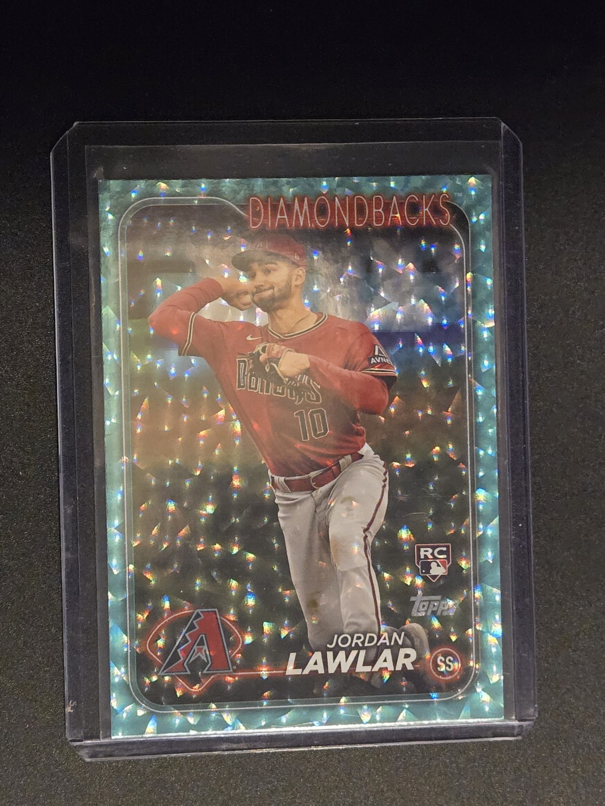 2024 Topps Series 2 - Jordan Lawlar #451 Aqua Foil /399 Rookie Card