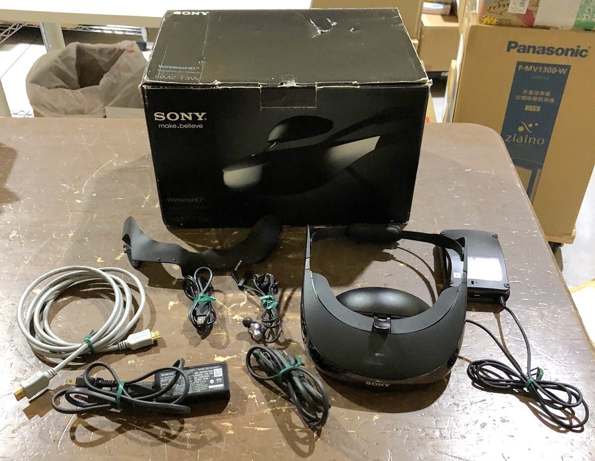 SONY HMZ-T3 3Dビデオヘッドマウントディスプレイ (ジャンク品) Sony HMZ-T3 Active 3D Glasses for sale online | eBay