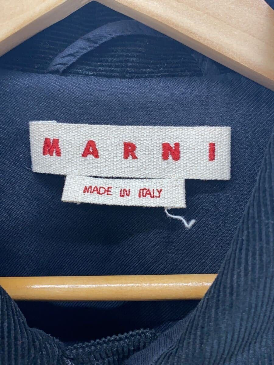 MARNI Other Jacket 50 Corduroy Black Plain JUMU0147U1 Used