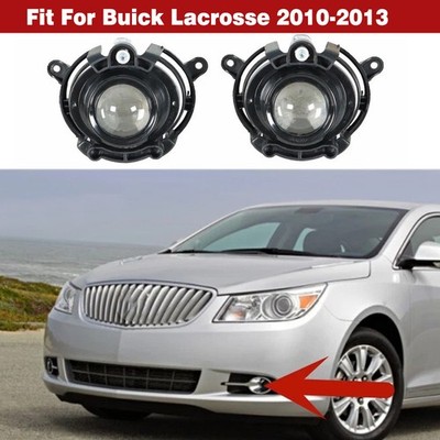 2x Front Bumper Fog Lights Spot Lamps Halogen Bulbs For Buick Lacrosse 2010-2013