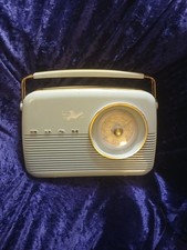 RARE Vintage Baby Blue TR82 BUSH RADIO No Mains Needs A Clean been in Loft