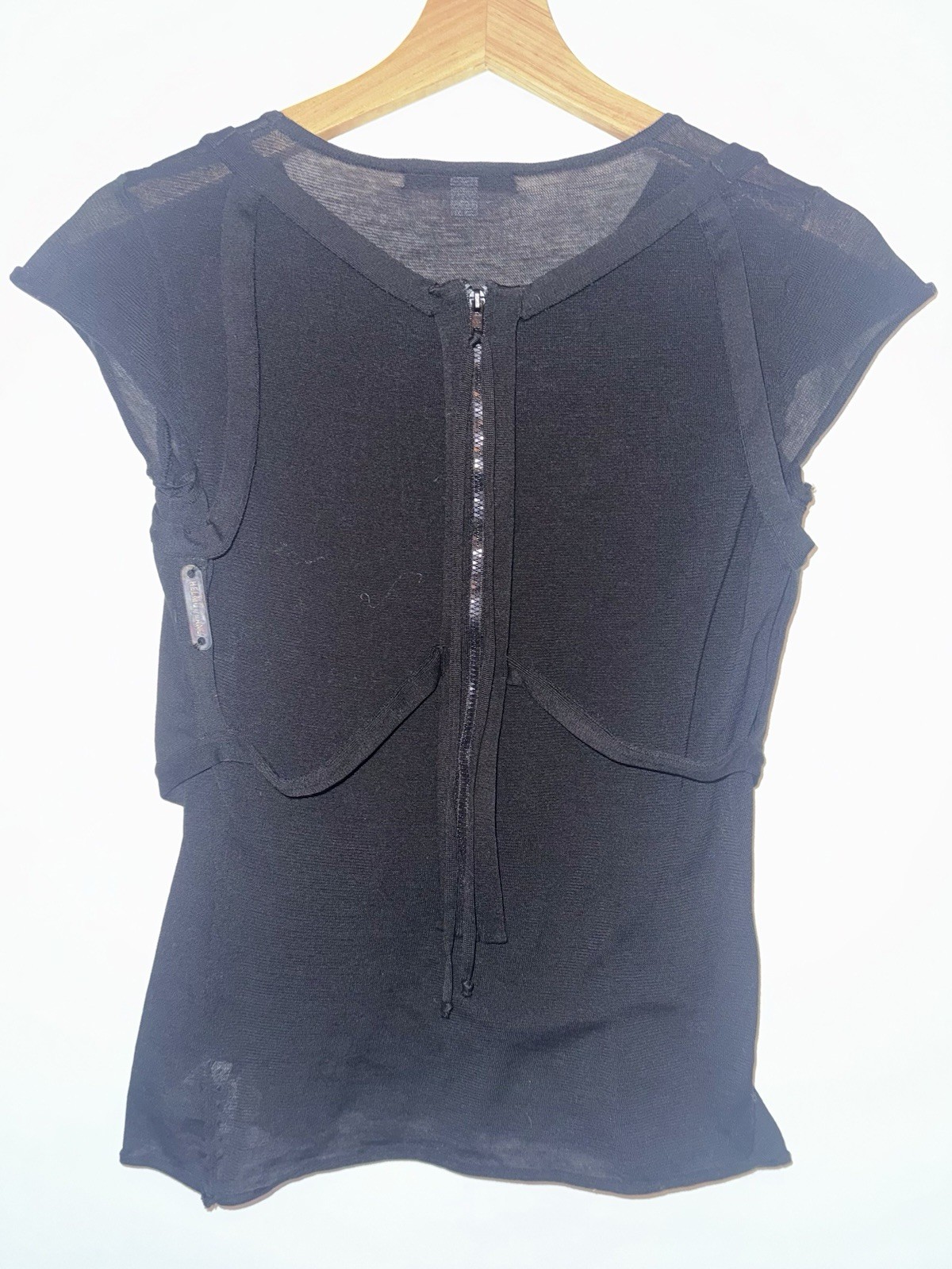 Helmut Lang S/S 2003 Layered Zip Tank