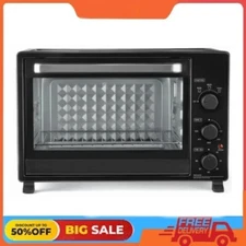Mainstays XL Toaster Oven, 34QT, 6-Slice Family Size, Black, 1500W, New