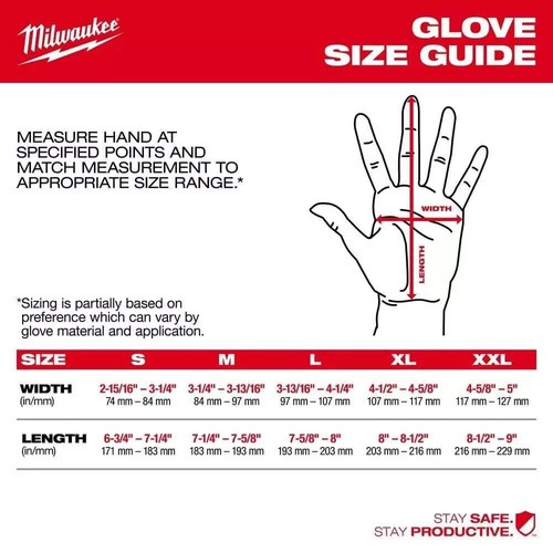 Milwaukee 48-73-7022 Cut Level 8 High Dexterity Nitrile Dipped Gloves ~5 PAIRS~L - Picture 4 of 10