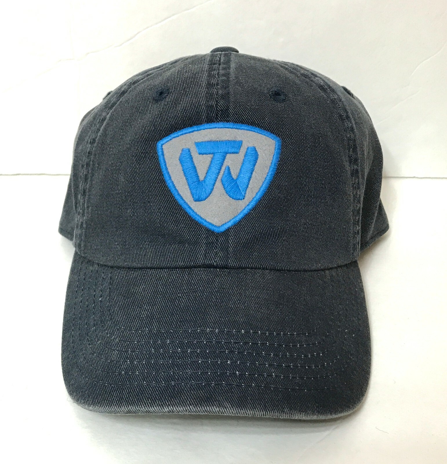 rare TOP OF THE WORLD HAT tw brand company logo fade dark gray dad cap men/women image 5