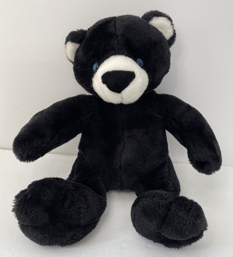 Noah's Ark Animal Workshop Black TEDDY BEAR 12" PLUSH EUC