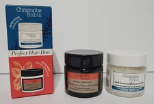 Christophe Robin Perfect Hair Duo: Detox Scrub/40ml Repair Mask/50ml New in Box