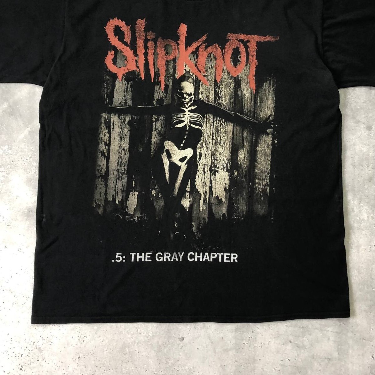 Slipknot .5: The Gray Chapter Album Black T-Shirt NEW