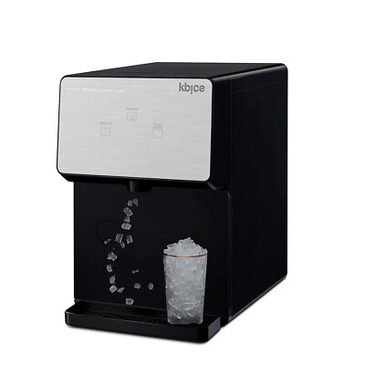 KBICE 2.0 Self Dispensing Countertop Nugget Ice Maker, Crunchy Pebble Ice