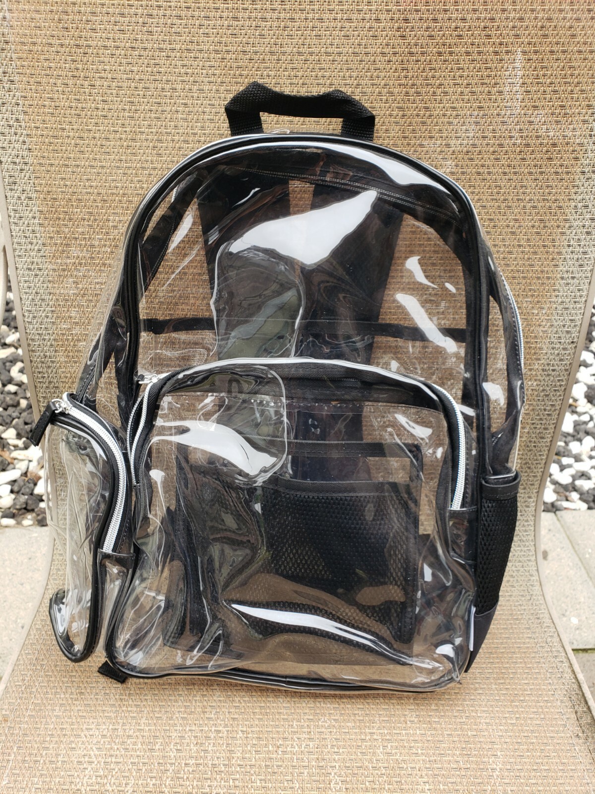 Clear Backpack, Heavy Duty PVC Transparent Clear Bag … Gem