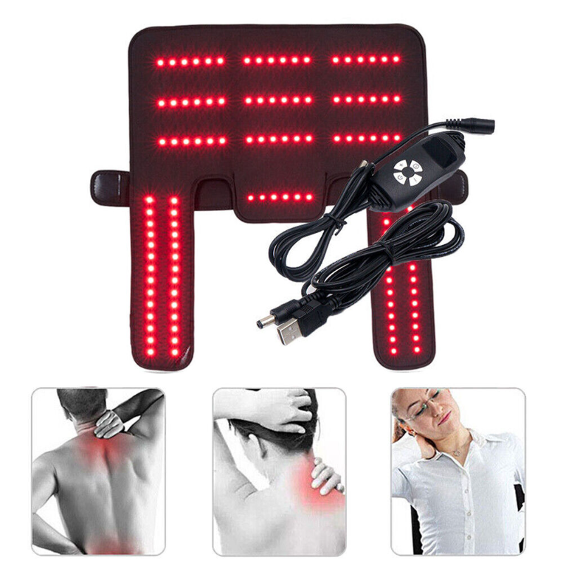 660nm&880nm Infrared Red Light Therapy for Pain Relief Back Shoulder Neck Pad