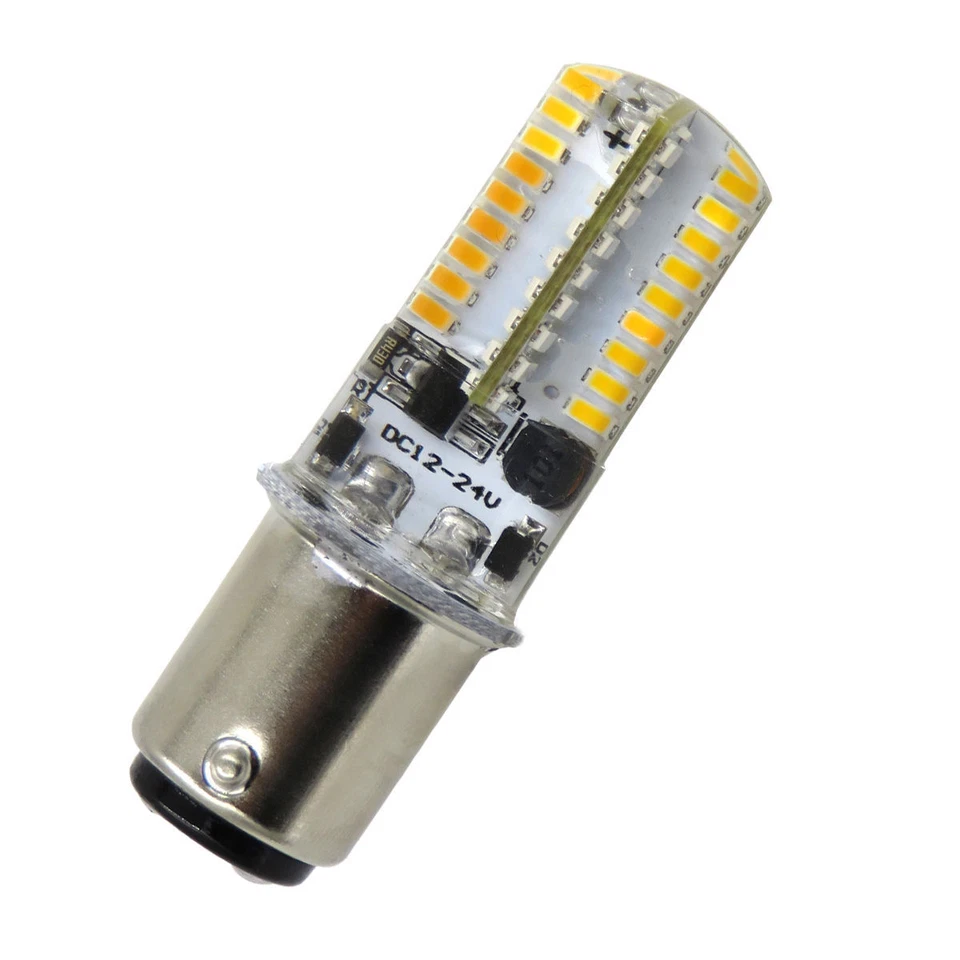 10pcs BA15D 1142 1178 LED bulb 72-3014 Car Boat Light DC12~24V 3W Silicone Lamp - Image 4 of 4