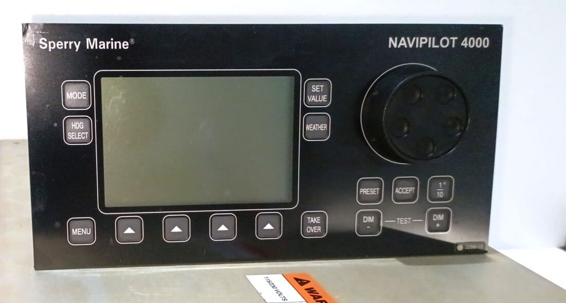 Sperry Marine 4000 Navipilot Control Display & Steering Control Unit