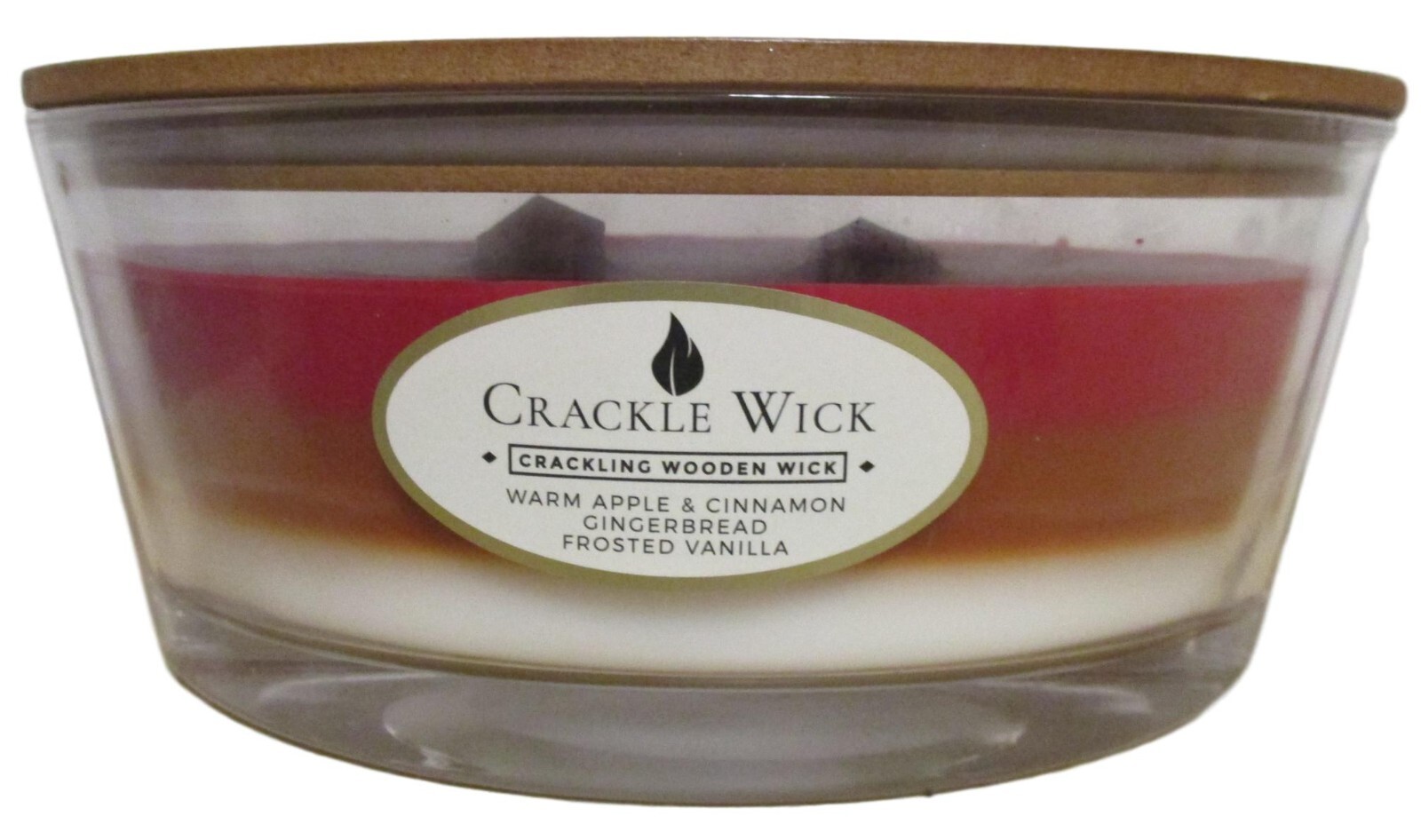 Crackle Wick Festive Candles Twin Wick Xmas Winter eBay