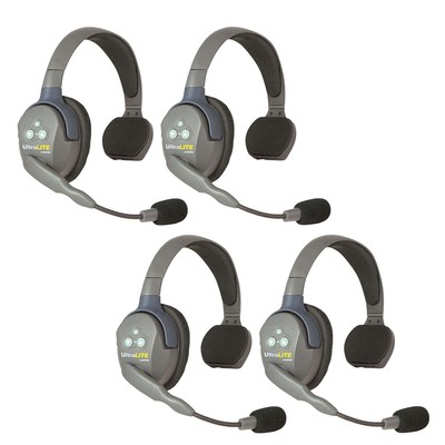 Eartec UltraLITE Wireless Single-Ear Remote Headset, 4-Pack #ULSR X4